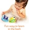 BabyBibi Baby Bath Books, Pack of 2 by Baby Bibi. Alphabet &amp; Numbers Books. Safe, Waterproof and BPA-free. 3.5 x 3.5