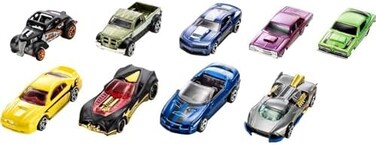 Hot Wheels X6999 9-Car Gift Pack (Styles May Vary) Childrens-Die-Cast-Vehicles, Multicolor, N.A