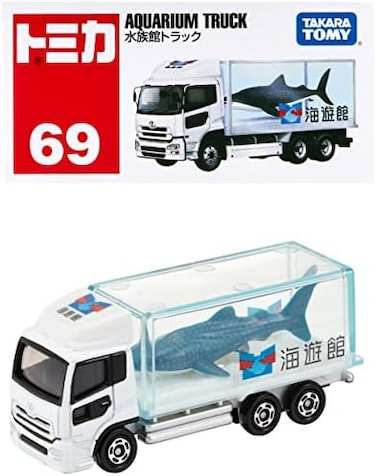 حوض السمك タカラトミ・(TAKARA TOMY) شاحنة السمك نيسان ديزل كون من تاكارا توميكا #069