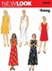 New Look Sewing Pattern 6866 Misses Dresses, Size A (S-M-L-XL)