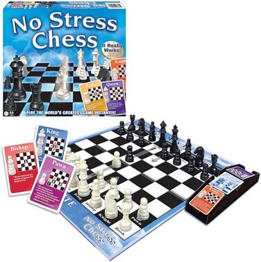 Winning Moves Games Winning Moves No Stress Chess, Natural (1091) for 2 players