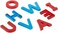 Educational Insights 1631 AlphaMagnets- Color-Coded Uppercase (Set of 42),varies