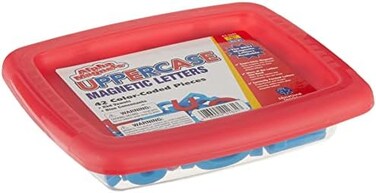 Educational Insights 1631 AlphaMagnets- Color-Coded Uppercase (Set of 42),varies