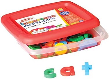 Educational Insights Lowercase AlphaMagnets Set 42-Pieces, Multicoloured