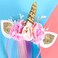Lorfancy Unicorn Headband for Girls Unicorn Costume Birthday Halloween Party Unicorn Party Supplies Favors