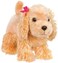 Pucci Pups by Battat &ndash; Cocker Spaniel Stuffed Puppy with Pink and Gold Dotted Stuffed Animal Bag, Pucci Pups Glam Gold &amp; C. Spaniel, ST8342Z