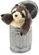 Folkmanis Raccoon in Garbage Can Hand Puppet