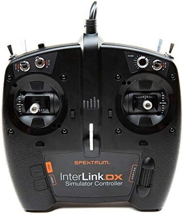 Spektrum Interlink DX Simulator Controller with USB Plug, SPMRFTX1, black