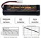 melasta 7.2 Volt 5000mAh Flat Ni-MH High Power Battery Packs with Tamiya Discharge Connector for RC Racing Cars, RC Truck, RC Tank, RC Boat Aircraft,RC Airplane, RC Helicopter