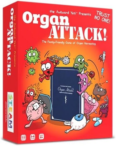لعبة بطاقات The Awkward Yeti Organ Attack!