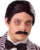 Rubie's mens The Addams Family Gomez and Mustache Kit costume wigs, Gomez, One Size US, Black, One size