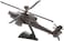 Daron Postage Stamp Boeing AH-64D Apache Longbow 1/100 Scale Diecast Display Model with Stand,Medium