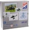 Daron Postage Stamp Boeing AH-64D Apache Longbow 1/100 Scale Diecast Display Model with Stand,Medium