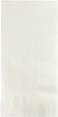 Creative Converting Touch of Color 2-Ply 50 Count Paper Dinner Napkins, White