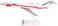 Flight Miniatures Western 727-200 Airplane Model Plastic Snap-Fit 1:200 Part# ABO-72720H-015