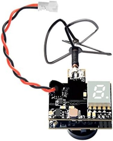 كاميرا WT03 Micro FPV AIO 600TVL 5.8G 40CH 25mW/50mW/200mW جهاز قابل للتعديل مع هوائي كلوفر للطائرات الصغيرة