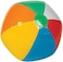 Rhode Island Novelty eBuyGB Pack of 12 Inflatable 12" Rainbow Colour Beach Balls