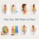 Sarah's Silks Enchanted Playsilk, 100% Silk Scarves for Kids and Toddlers, Sensory Toys   Bright Square Scarves, Waldorf Toys for Imaginative Pretend Play - Rainbow