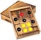 SiamMandalay Setting Sun: Sliding Klotski 3D Brain Teaser Wooden Puzzle for Adults with SM Gift Box(Pictured)