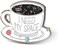 Compoco Lapel pin I need my space coffee cup with planets solar system for space lovers