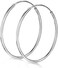 Amberta Women&rsquo;s 925 Sterling Silver Hoop Earrings