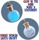 UMBRELLALABORATORY Magical Pixie Necklace Steampunk Fire Kawaii Angel jewelry filled by Glow in The Dark powder