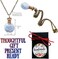 UMBRELLALABORATORY Magical Pixie Necklace Steampunk Fire Kawaii Angel jewelry filled by Glow in The Dark powder