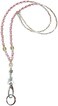 Hidden Hollow Beads (Pink Breast Cancer - Breakaway) - Cancer Awareness Women's Beaded Fashion Lanyard Necklace, Jewellery ID Badge and Key Holder, 90cm .