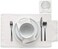 MY DRAP Dinner Napkins on a Roll 100-Percent Cotton 12.6-Inch by 12.6-Inch with 12 Napkins per Roll 12 Napkins Beige SA32/101-7