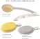 LFJ Bath Brush, 3 in 1 Body Scrubber with Long Folding Handle with Sponge Brush Head and Pumice Shower Head to Eliminate Dead Skin and Reduce Cellulite