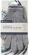 Hydrea London Exfoliating Gloves - Carbonised Bamboo Face Exfoliator &amp; Body Scrubber for Men &amp; Women - Deep-Cleansing &amp; Smoothing Shower Mitt Exfoliant - Charcoal Facial Bath Scrub for Skincare
