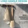Mr.Cui'shop Natural Exfoliating Loofah luffa loofa Bath Brush On a Stick - With Long Wooden Handle Back Brush For Men &amp; Women - Shower Sponge Body Back Scrubber Pack of 1
