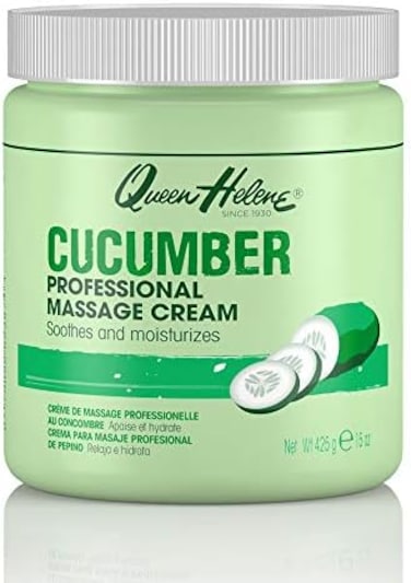 Queen Helene Professional Massage Cream, Cucumber, 15 Ounce [Packaging May Vary]