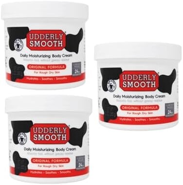 Udderly Smooth Body Cream 12 oz (Pack of 3)