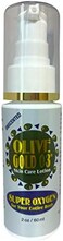 Olive Gold 03 O3 Skin Care Lotion- Ozonated Oil Super Oxygen (2 oz)