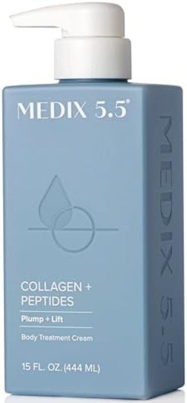 Medix 5.5 Collagen Cream With Caviar Anti Aging Moisturizer Firms And Tightens For Younger Looking Skin Anti Aging Cream Infused With Peptides Aloe Vera And Green Tea 15 Ounce Multi