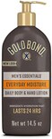 Gold Bond Men's Essentials Everyday Moisture Daily Body &amp; Hand Lotion, 14.5 oz., With Vitamin C, Body Moisturizer