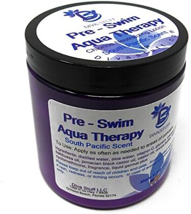 Diva Stuff Pre-Swim Aqua Therapy Chlorine Neutralizing Body Lotion,Protects Skin From Chlorine and Salt.