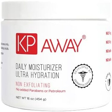 KPAWAY (454g) - Keratosis Pilaris Treatment - Acid Free KP Cream, Lotion Made With Organic Coconut Oil, Baby Friendly, Paraben Free, For Rough &amp; Bumpy Skin (470ml)