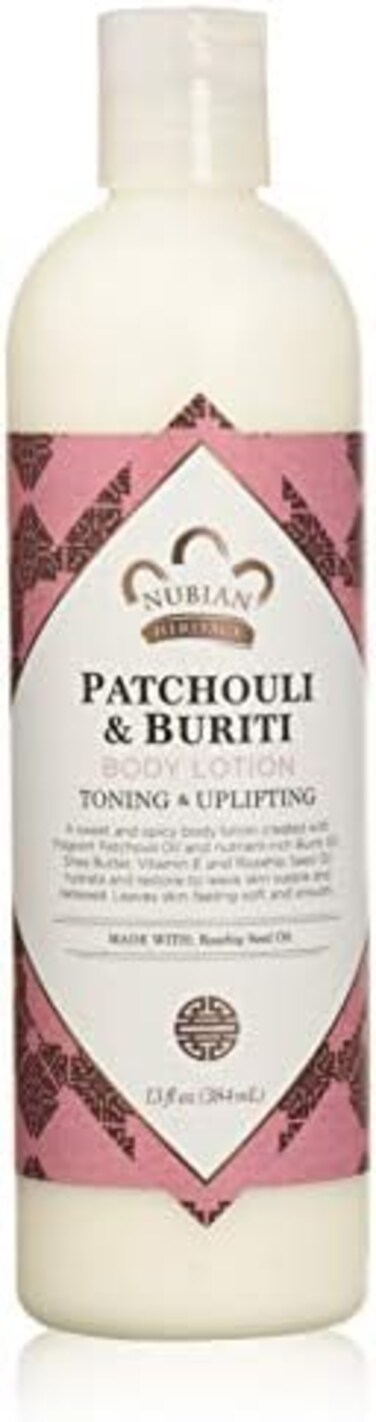 Nubian Heritage Body Lotion With Shea Butter And Rose Hips Lotion Patchouli &amp; Buriti,13 Fl Oz