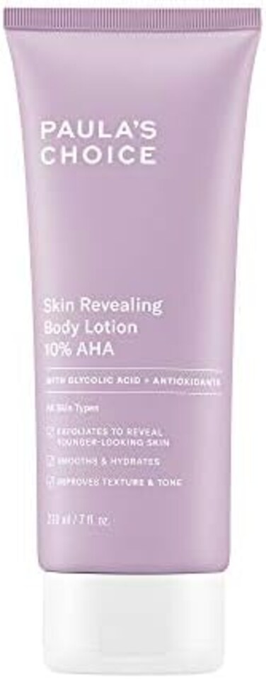 Paula's Choice Skin Revealing Body Lotion 10% AHA, 7 oz bottle with Glycolic Acid and Antioxidants-for Normal Dry and Aged Skin