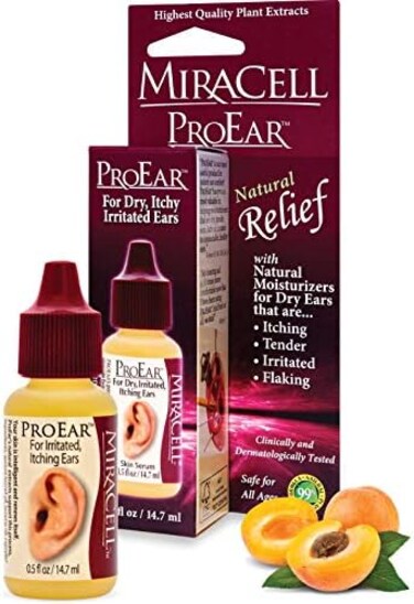 Miracell Pro Ear for Dry, Irritate, Itching, Skin Relief Lotion, 14.7 ml