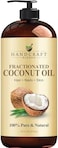 Handcraft Blends Fractionated Coconut Oil &ndash; 100% Pure &amp; Natural Premium Therapeutic Grade &ndash; Huge 16 Fl Oz (Pack of 1) - Coconut Carrier Oil for Aromatherapy, Massage, Moisturizing Skin &amp; Hair