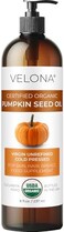 velona Pumpkin Seed Oil USDA Certified Organic - 8 fl oz   100% Pure and Natural Carrier Oil   Unrefined, Cold Pressed