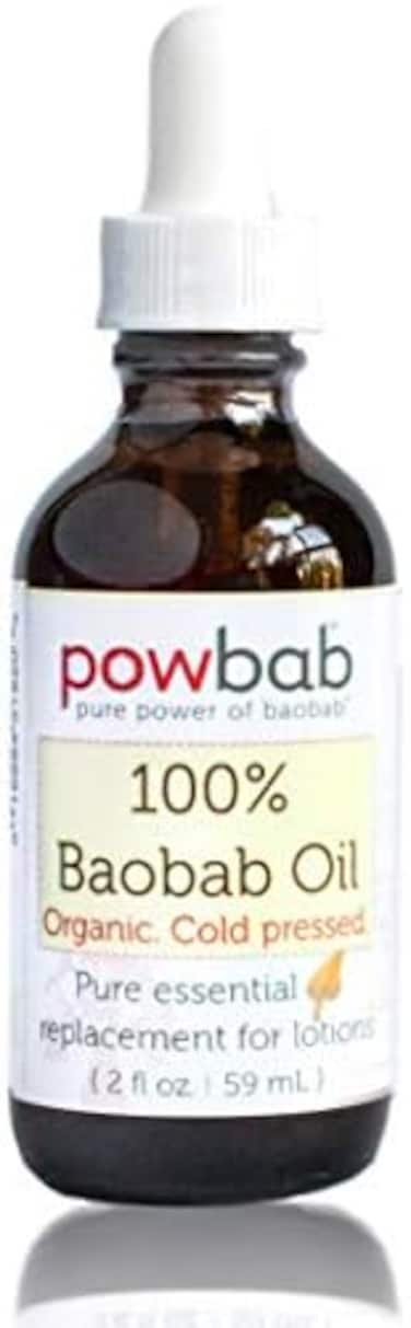 powbab 100% Baobab Oil Cold Pressed - 2 oz. bottle