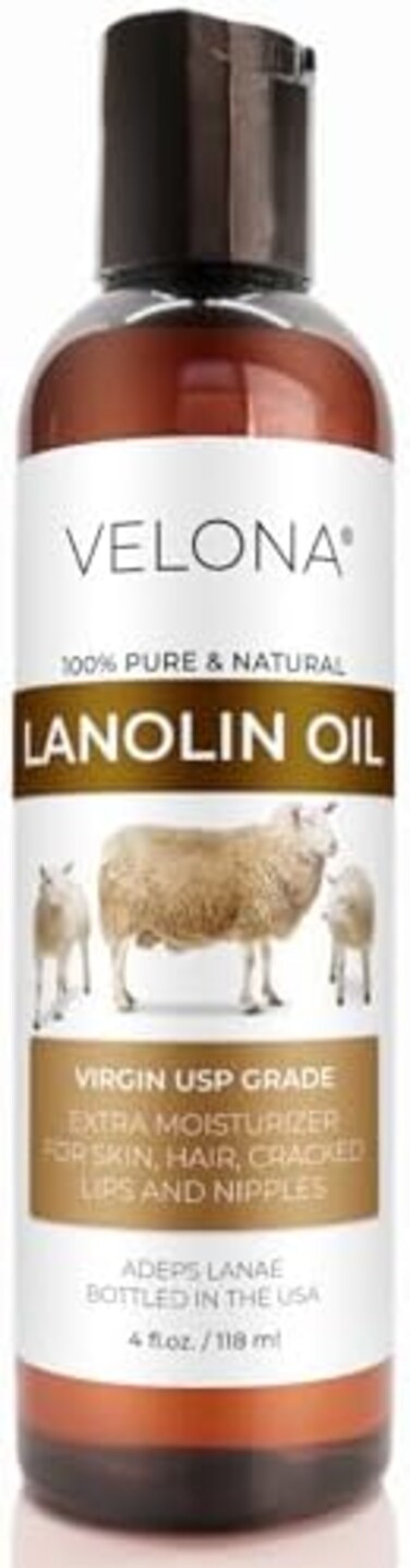 velona Pure and Natural Lanolin Oil USP Grade - 4oz