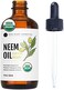 Kate Blanc Cosmetics Neem Oil for Skin, Hair &amp; Face. Safe for Dog, Plants, Scalp (4oz, Organic, Cold Pressed, Concentrate)