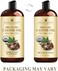 Handcraft Blends Organic Castor Oil - 16 Fl Oz - 100% Pure and Natural - Premium Grade Oil for Hair Growth, Eyelashes and Eyebrows - Carrier Oil - Hair &amp; Body Oil - Expeller-Pressed