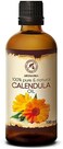 AROMATIKA trust the power of nature Calendula Oil 100Ml, 100% Pure And Natural Calendula Oil, Marigold Oil - Benefits For Skin, Nails, Lips, Hair, Face, Body, And Scalp. Used As A Purifying Agent, Exc