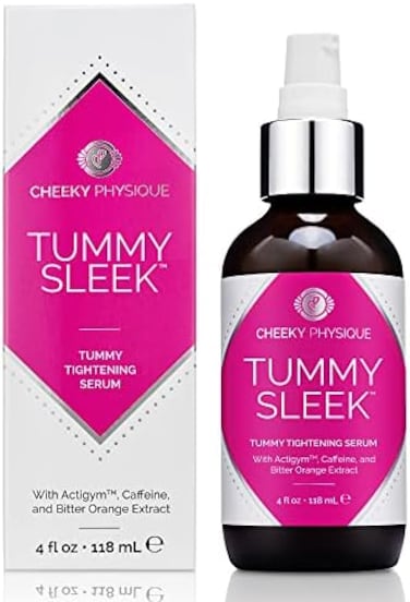 Cheeky Physique Tommy Sleek Firming Serum For The Abdomen And Body, A Treatment For Tightening Abdominal And Waist Muscles, Containing Actigem, Caffeine, And Bitter Orange Extract, 113.6 Ml